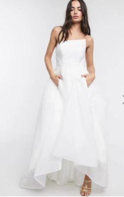 knee length dresses for ladies Senorita Maxi Dress - Snow White