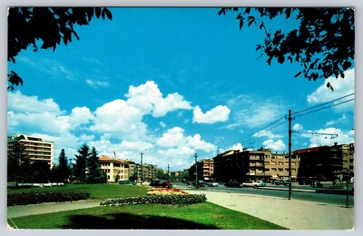 Postcard Ankara Turkey Panoramic View of Kizilay Square Grand Hotel Balin