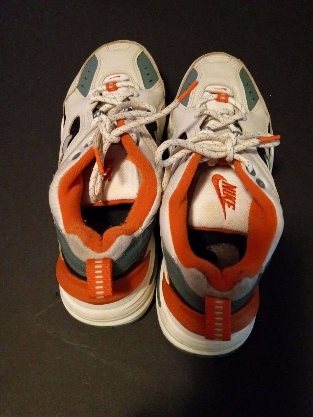 Men's Nike M2K Tekno Light Bone/Metallic Silver/Orange Shoes