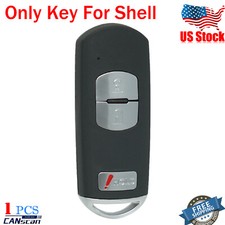 Fob Remote Replacement Key Shell For Mazda Cx-5 3 Cx-3 Cx-9 Speed 3 Wazske13d01