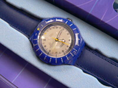 1999 Special Scuba 200 Swatch Watch Euroconverter SDZ103PACK