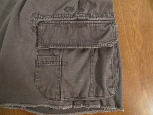Vintage Op Men's Cargo Shorts Grey 30 Frayed Hem Skate Board Surf Sun Beach - Picture 7 of 15