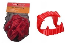 Spooky Village Halloween Vampire Fangs Party Favors - 15 Count Fake Teeth