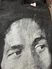 Vintage All Over Print (Back And Front) Bob Marley Tee