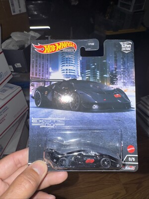 Hot Wheels Lamborghini Essenza SCV12 Black Premium Envy 0/5 Car Culture Chase