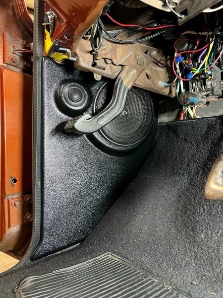 Q-Logic Custom Kick Panel Speaker Mounts GMC K5 Jimmy C1500 C2500 C3500 Carryall - Image 3 of 4