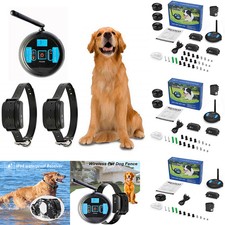 Wireless Electric Dog Fence Pet Containment System Shock Collars Dogs Training