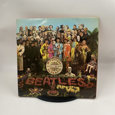 THE BEATLES Sgt Peppers Lonely Hearts Club Band UK 1st 1967 -  PMC 7027 VG+/VG