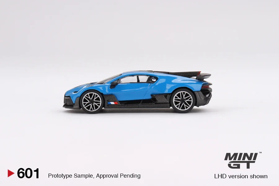 Mini GT 1:64 Bugatti Divo – Blue Bugatti #601 | eBay