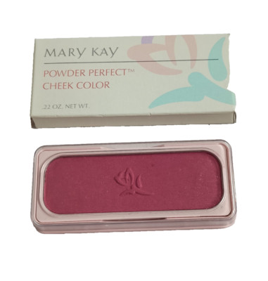 Mary Kay Powder Perfect Cheek Color Blush Very Berry 5290 .22oz NOS New in Box