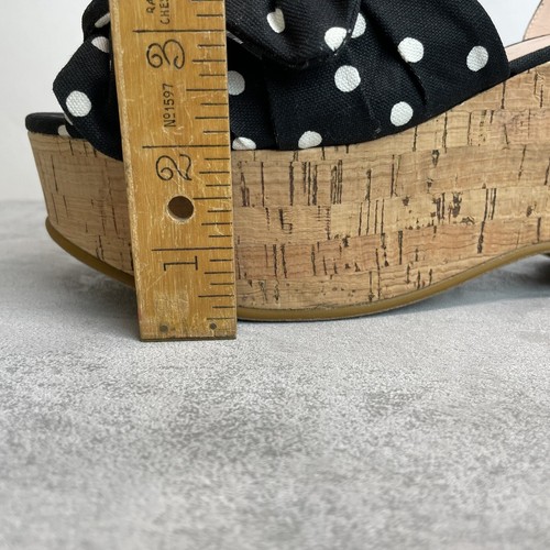 KATE SPADE Julep Wedge Sandals Bow Polka Dot US 9 EU 39.5 UK 6 7 RRP£190 PERH7 - Picture 7 of 20