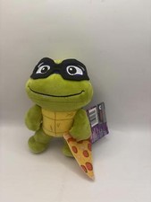 Teenage Mutant Ninja Turtles Mutant Mayhem Turtle Tot DONATELLO 7" Plush w/Pizza