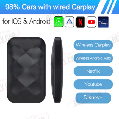 Wireless Carplay Adapter Netflix Wireless CarPlay & Android Auto