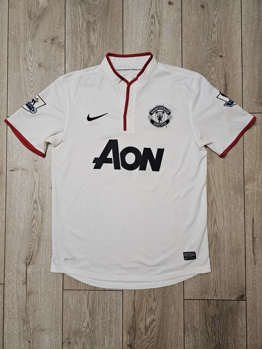NIKE Manchester United ユニフォーム ホワイト MANCHESTER UNITED 2012 2014 AWAY CHICHARITO FOOTBALL SHIRT SOCCER