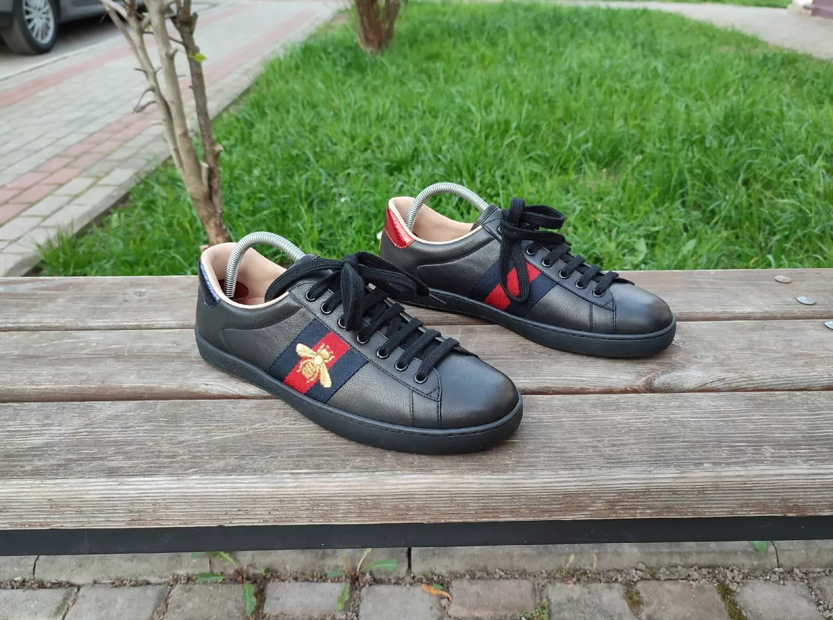 gucci ace sneakers black