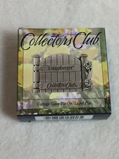 Longaberger Basket Tie-on/Lapel Pin Accessory - Pewter Cottage Gate - In Box