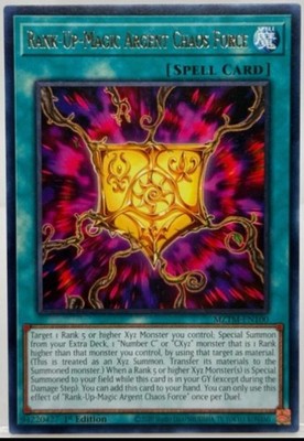 Yugioh - Rank-Up-Magic Argent Chaos Force - MZTM-EN100 -  Rare   - NM/M