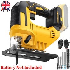 Cordless Jig Saw for DeWALT 20V Battery 0°-45° Bevel Cut Woodworking Jigsaw Tool