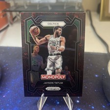 2023-24 Panini Prizm Monopoly SP Red Icons #7 Jayson Tatum Boston Celtics