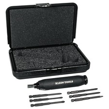 Klein Tools 57032 Screwdriver Set, Made in USA, Torque Screwdriver Kit with...