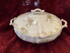 O.P.CO. Syracuse China Antique Covered Casserole Dish