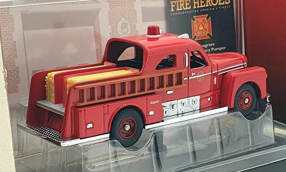Corgi Appx 10cm Long CS90043 - Seagrave 70th Anniversary Pumper - Image 2 of 4