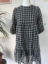 New Look Checked Cute Smock Dress Size 10