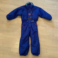 Vintage Obermeyer Children  s Girls One-Piece Ski Snow Suit with Hood