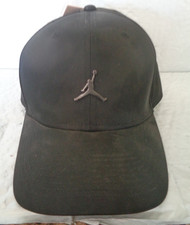NWT - Jordan Jumpman Rise - Black - Adjustable - Metal - Baseball Hat Size M/L