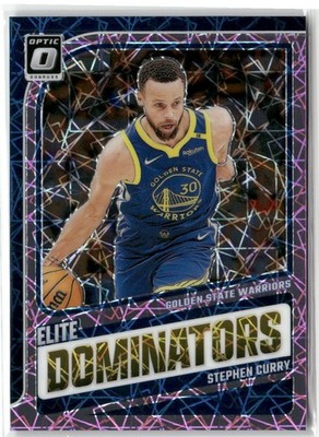 2024-25 OPTIC STEPHEN CURRY ELITE DOMINATORS PINK VELOCITY /79 #4 WARRIORS