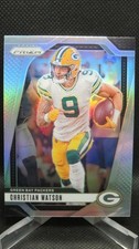 CHRISTIAN WATSON 2024 PRIZM SILVER REFRACTOR CARD PACKERS
