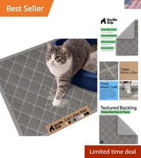 Eco-Friendly Cat Litter Mat with Washable Design, 24x17 for Effortless Clean-up