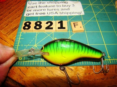 V8821 F  BAGLEY DIVING BALSA B 3  FISHING LURE