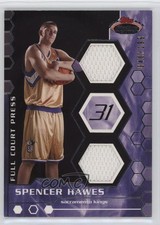 2007-08 Topps Stadium Club Full Court Press Relics Dual /199 Spencer Hawes 1l73