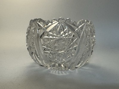 Small ABP Cut Glass Sugar Bowl Candy Dish