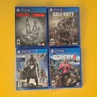 Lot Of 4 PlayStation PS4 Video Games- Evolve, COD AW, Destiny, Farcry 4