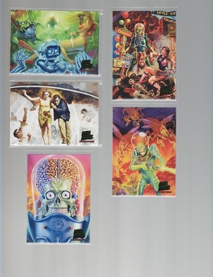 2013 Topps Mars Attacks Invasion MASTERPIECES 5 Card Insert Set
