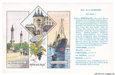CAR-ACTP13-0971-33 - Bordeaux - La Grosse -glocke - Dep der Rocker