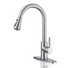 American Motorhome RV Satin Single Handle Kitchen Pull-Out Faucet Tap AROFA