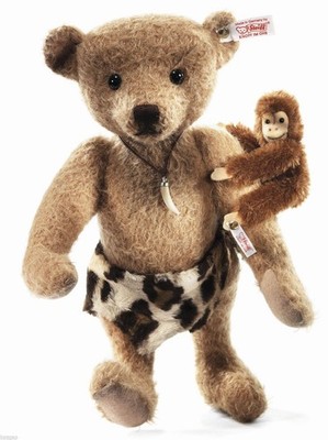 Steiff 2013 Johnny Und Jocko Limitierte Auflage Mohair Teddybär EAN 035104