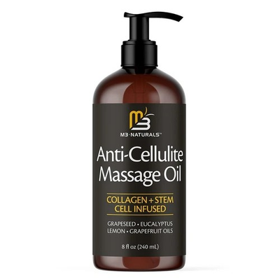 #ad Anti Cellulite Massage Oil for Massage Therapy Collagen and Stem Cell Skin Tig $18.79