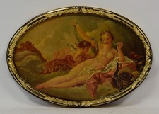 F. Boucher (1703–1770) Vecchio dipinto “Il trionfo di Venere” nudo, olio, copia.