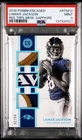 2018 Panini Encased Sapphire Rookie Lamar Jackson /25 #RTM-12 PSA 9 Sick Patches