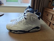 Nike Air Jordan 6 Retro Midnight Navy White – UK 9.5 – Genuine – No Box