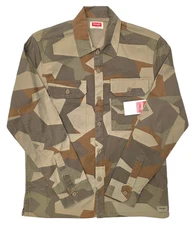 Wrangler #11868 NEW Men's Camo Relaxed Fit Elbow Patch Side Pocket Shirt
