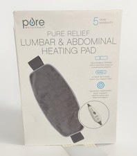 NEW - Pure Enrichment Pure Relief Lumbar Abdominal Heating Pad