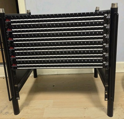 6 x DBX PB-48 48WAY Patch Bay mit Quicklok 10he Rack 