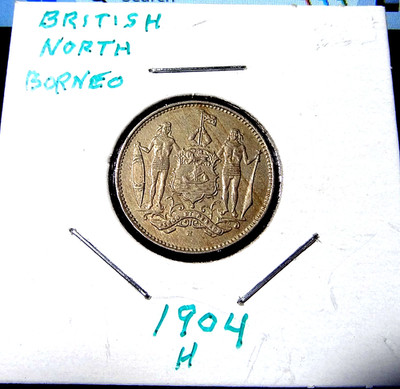 1904-H British North Borneo  1 Cent World Coin KM-2