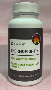 It Works! THERMOFIGHT X - NEXT GEN FAT BURN 2.0 - 8 BOTTLES - STILL SEALED - NOS