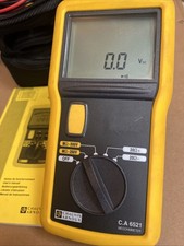 Chauvin Arnoux CA 6521 Megohmmeter Multimeter with Case and Instructions Working